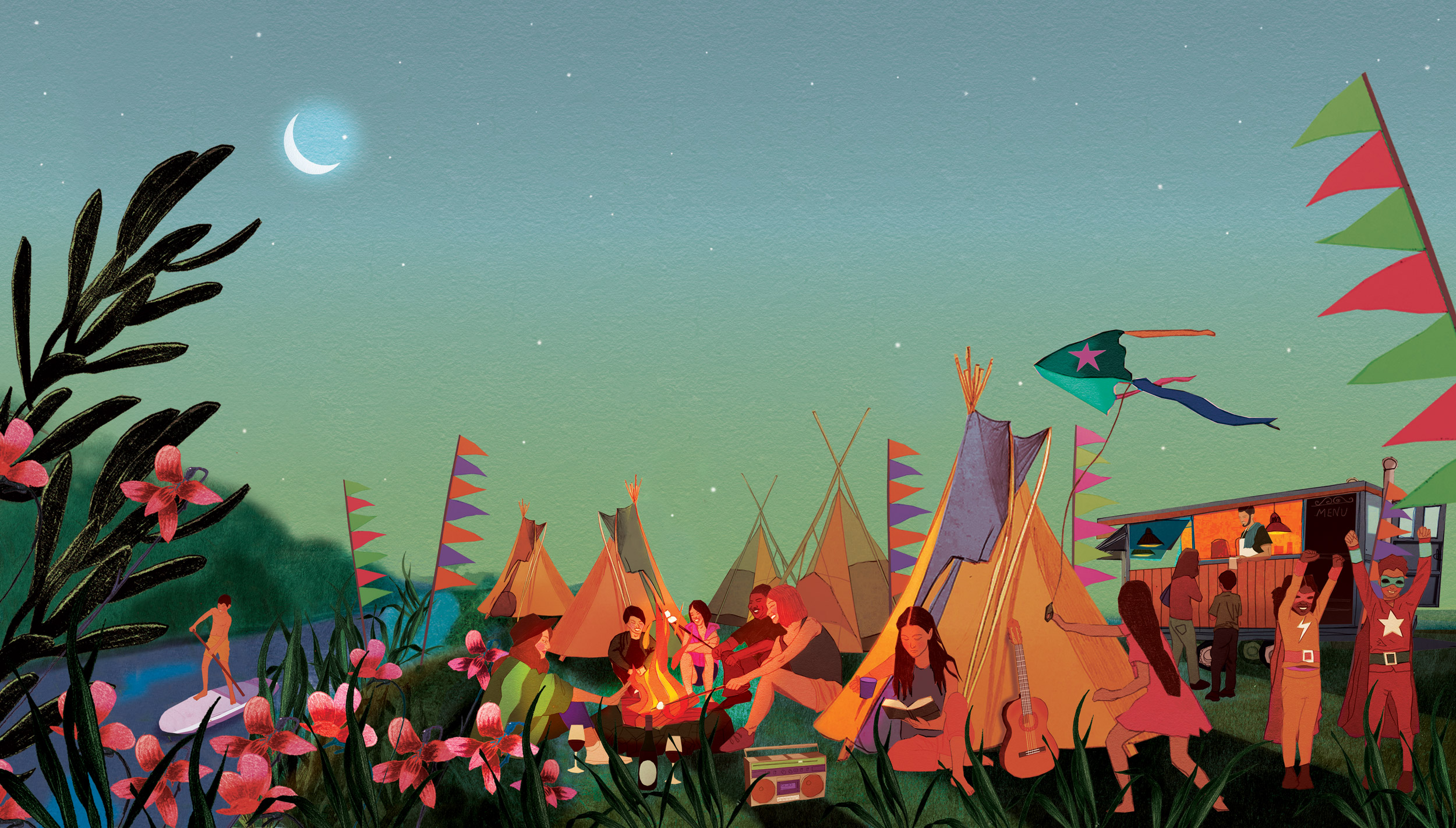 Wild Canvas A PopUp Camping Experience on the River Great Ouse