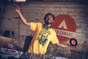 DJ Skanking Star at Wild Canvas Camping