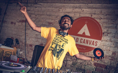 DJ Skanking Star at Wild Canvas Camping