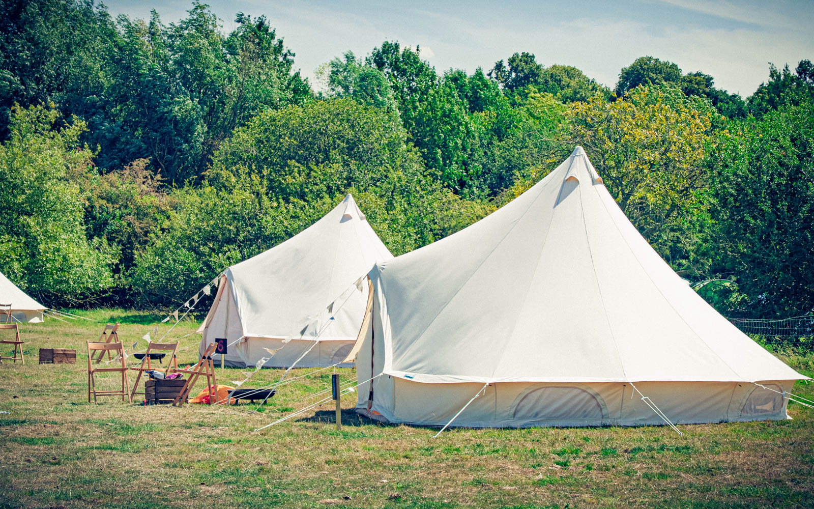 Stay in Bell Tent, Glamping at Wild Canvas Camping
