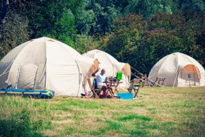 Stay in Bell Tent, Glamping at Wild Canvas Camping