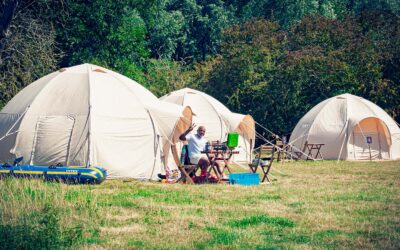 Stay in Bell Tent, Glamping at Wild Canvas Camping
